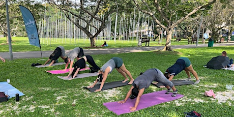 Primaire afbeelding van Yoga @ Canberra Plaza [March to Fitness with Seshy]