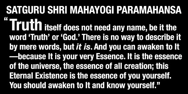 Satguru Shri Mahayogi Paramahansa in NYC June to Sep 2018 - Yoga Asana and Meditation Classes directly taught by the Master