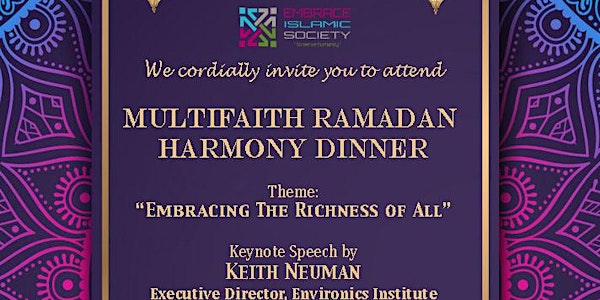 Multi-faith Ramadan Harmony Dinner