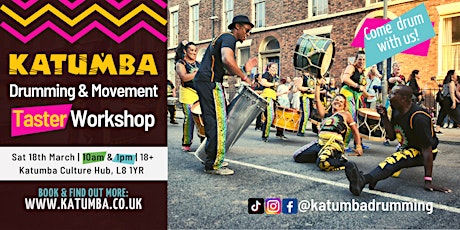Katumba Drumming & Movement Taster for Adults  primärbild