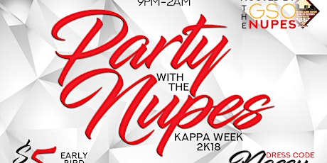 Primaire afbeelding van PARTY WITH THE NUPES: KAPPA WEEK 2018