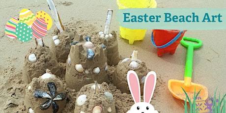 Easter-Themed Beach Art