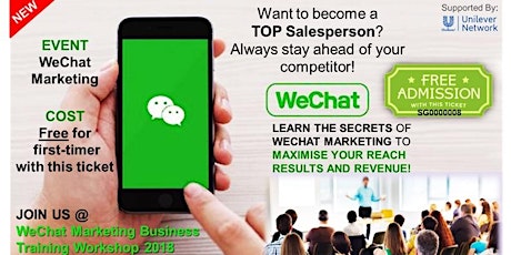 WeChat Marketing Business - FREE Workshop primary image