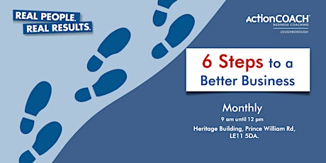 Imagem principal do evento 6 Steps to a Better Business