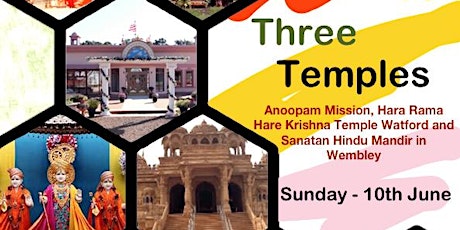 Visit to three temples in London Sunday - 10 June 2018 primary image