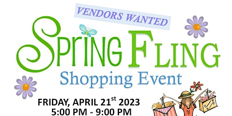 Spring Fling Vendor /Craft Show Shopping Event