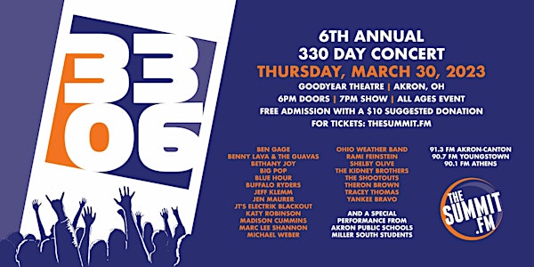 GENERAL ADMISSION - The Summit 6th Annual 330 Day Concert