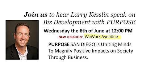 PURPOSE San Diego and it's partner Chamber of Purpose Interactive Workshop primary image