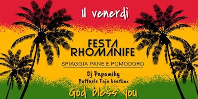 Il venerdi a Bari, festa Rhomanife in spiaggia Pane e pomodoro, 2018 Il venerdi a Bari, festa Rhomanife in spiaggia Pane e pomodoro, 2018