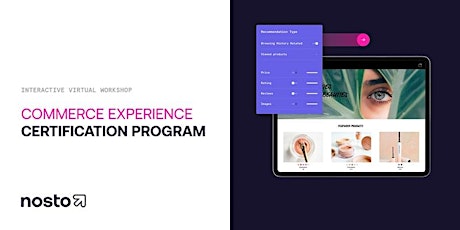 Hauptbild für Commerce Experience Certification Program: March 5th + March 7th, 2024 [US]