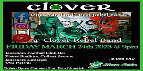 Limerick Sinn Féin Presents "Clover Irish Rebel Band"