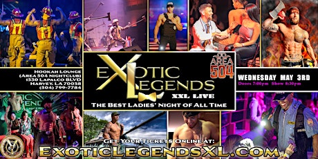 Hauptbild für Harvey, LA - Exotic Legends XXL: The Best Ladies' Night of All Time