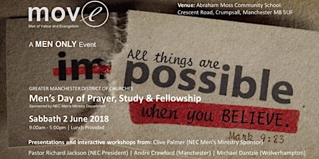 Men’s Day of Prayer, Study & Fellowship  primary image