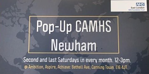 Online Pop-Up CAMHS Newham primary image