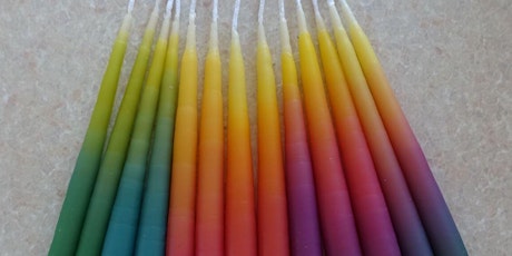 Rainbow Candle Dipping Class