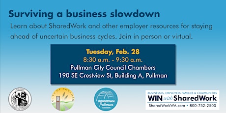 Imagen principal de Employer resources virtual workshop for Whitman County businesses