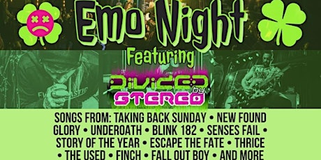 Emo Night with Divided by Stereo at SoulBelly BBQ
