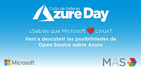 Imagen principal de #AzureDay ☁ Descubrí las posibilidades de Open Source sobre Azure