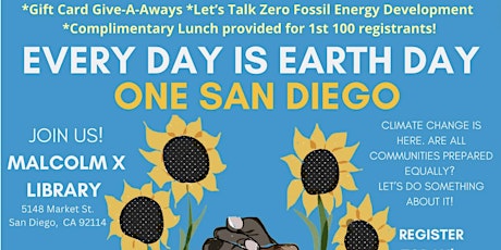 2023 Every Day is Earth Day! One San Diego!