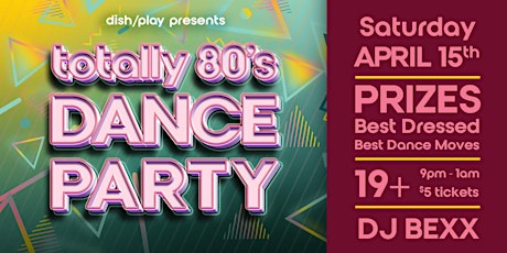 Immagine principale di Totally 80s Dance Party 