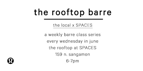 The Rooftop Barre - The Local x SPACES primary image