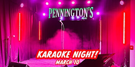 Karaoke Night at Pennington's!