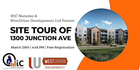WiC Nanaimo: WestUrban Site Tour at 1300 Junction Ave.