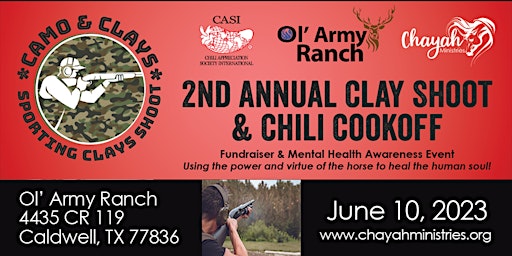 Chayah Clay Shoot & Chili Cookoff primary image