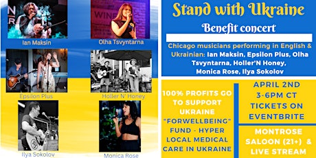 Stand With Ukraine & Anti-War Benefit Concert