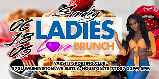 Image principale de Ladies Love Brunch |Jersey Invades Houston|  Varsity Sporting Club
