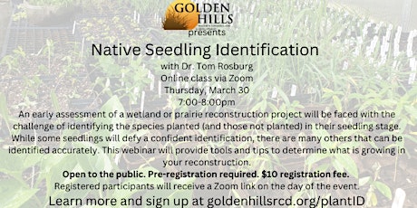 Native Seedling Identification