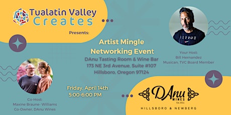 Tualatin Valley Creates Networking Event, April 14