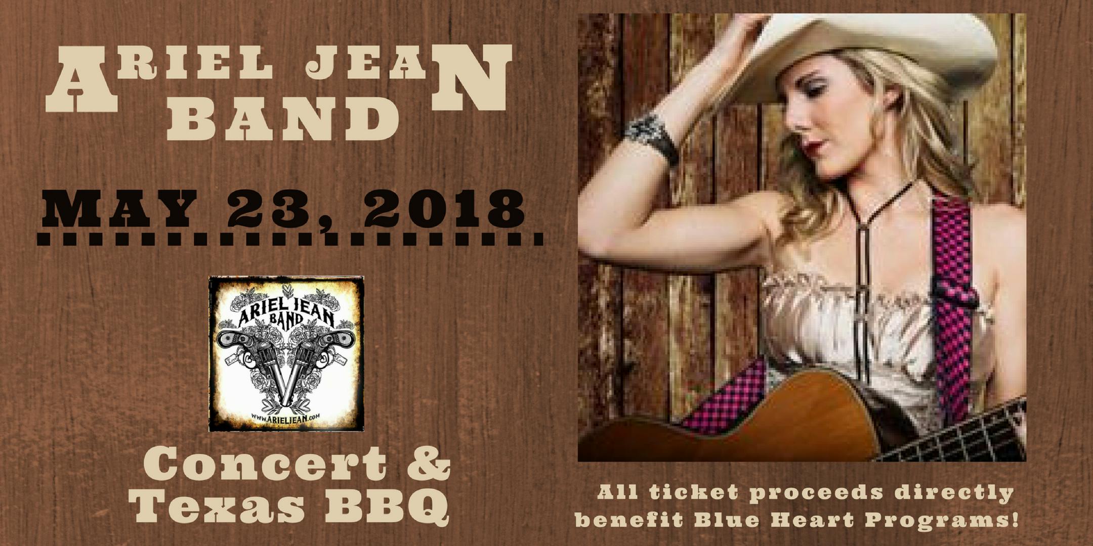 Ariel Jean Band Concert & Texas BBQ 