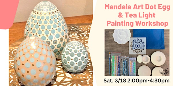Mandala Art Dot Egg & Tea light Painting Workshop