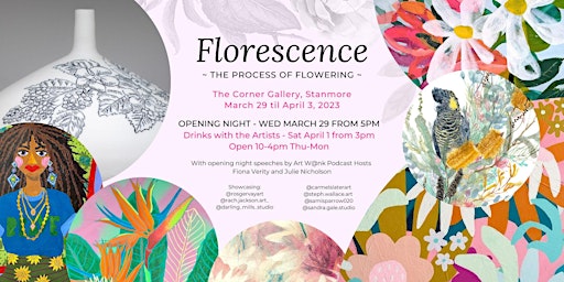 Florescence Group Art Show Opening