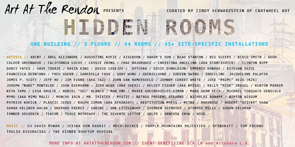 Art at the Rendon // Hidden Rooms - Community Event 