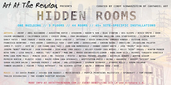 Art at the Rendon // Hidden Rooms - Community Event