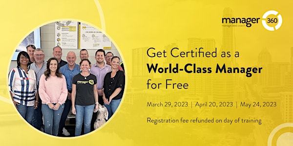 1-Day Manager360 Certification