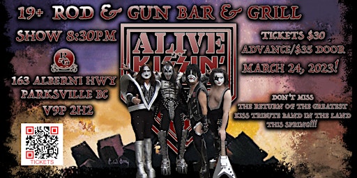 ALIVE N KISSIN' KISS TRIBUTE AT PARKSVILLE ROD AND GUN