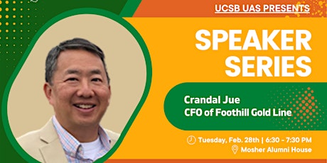 Weekly Meeting for 2/28: Speaker Series- Crandal Jue