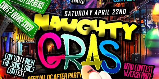 NAUGHTY GRAS OFFICIAL BEACH BASH AFTER PARTY @ ElAN