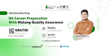 Hauptbild für QA Career Preparation | MQA x SurabayaDev