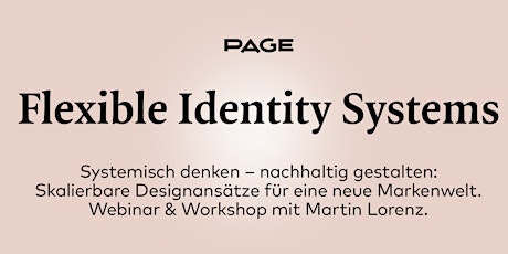 PAGE Webinar »Flexible Identity Systems«