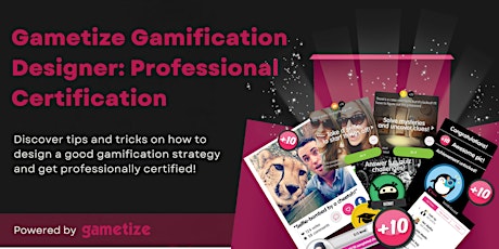 Gametize Gamification Designer: Professional Certification primary image
