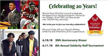 Imagem principal do evento Warrick Dunn Charities 20th Anniversary Celebration Weekend