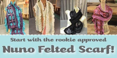 Nuno Felted Scarf Class - Beginner Level