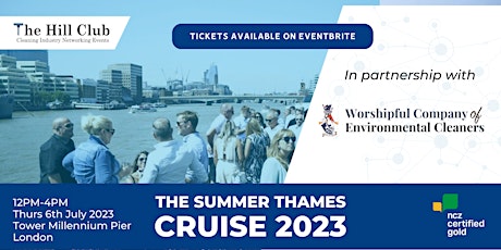 The Hill Club Summer Thames Cruise 2023