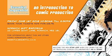 Introduction to Comic Production: June 1st primary image