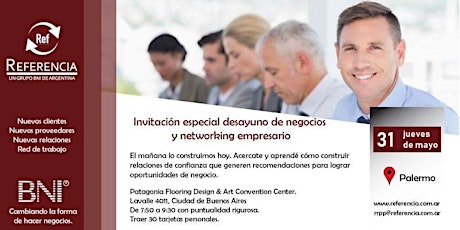 Imagen principal de Desayuno de Negocios y Networking Empresario jueves 31 Mayo