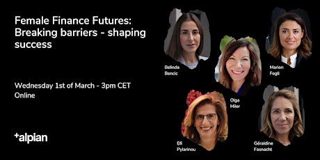 Female finance futures: Breaking barriers – shaping success primary image